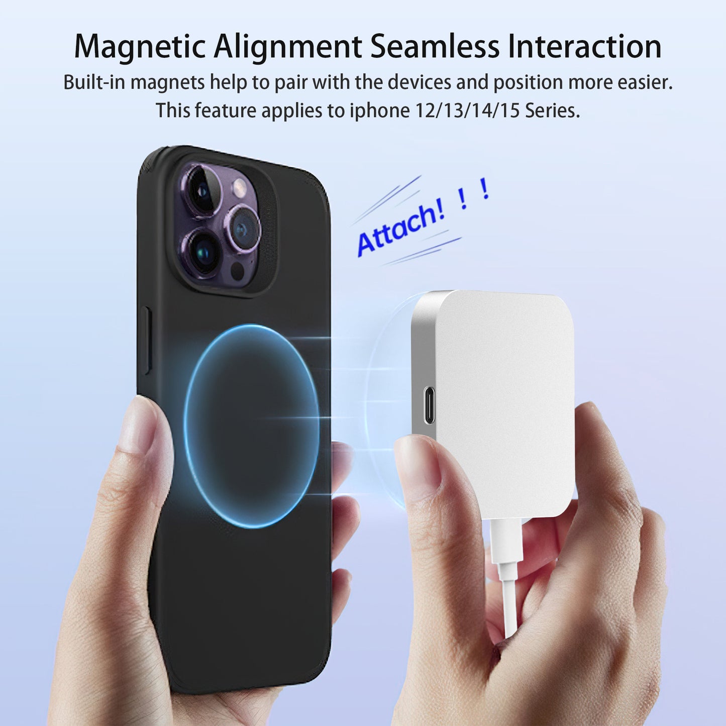 3-in-1 Magnetic Wireless Charger with Fast Charging