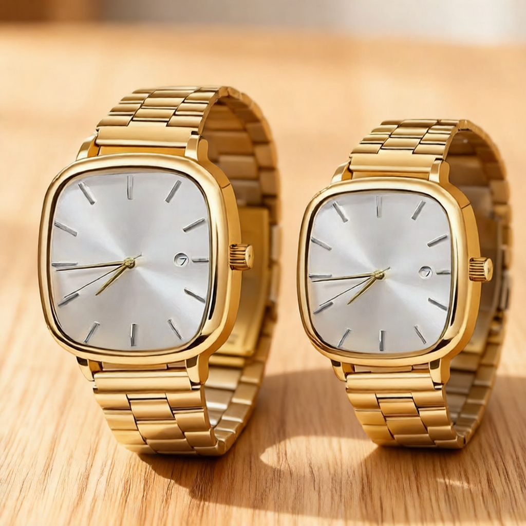Retro quartz wristwatch