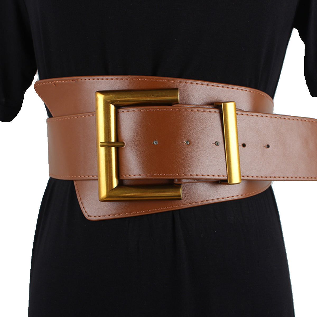 Wide Decorative Belt for Dresses and Outerwear