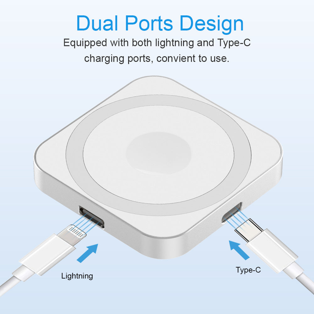 3-in-1 Magnetic Wireless Charger with Fast Charging